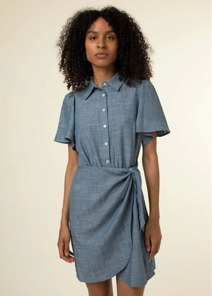 FRNCH Kathleen Chambray Dress