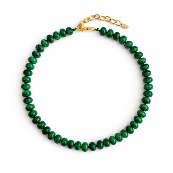 Refined Stone Bead Necklace
