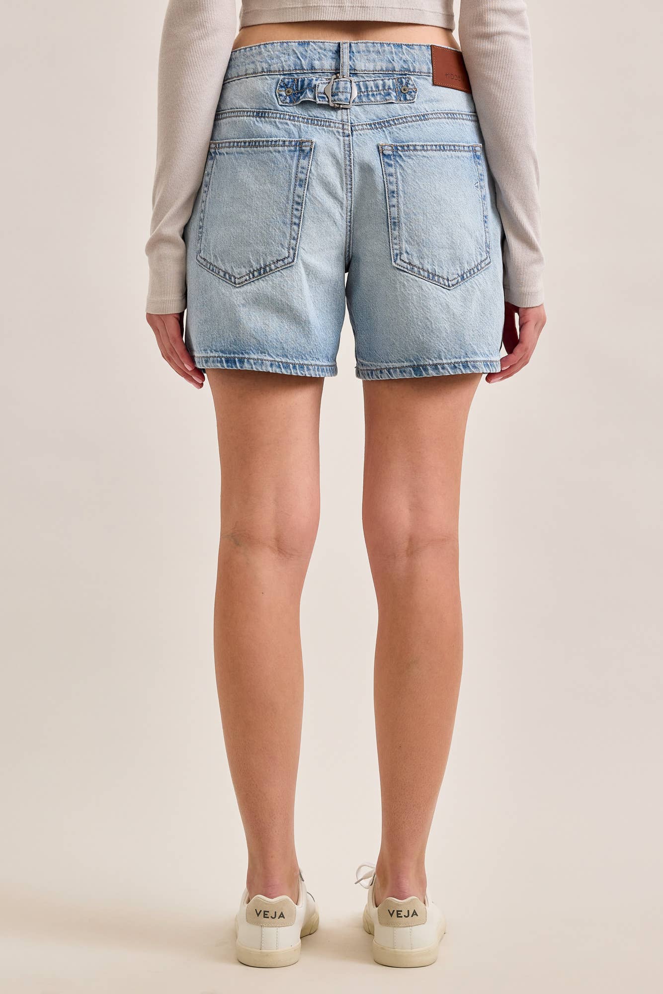 Sammie Mid-Rise Barrel Shorts