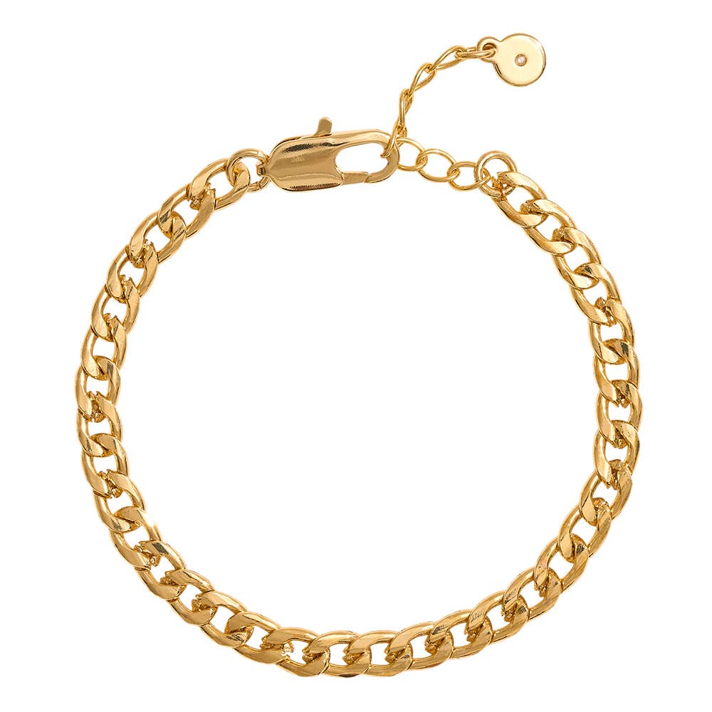 Classic Cuban Chain Link Bracelet