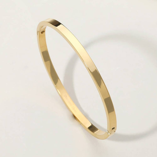Thin Hinged Bangle Bracelet