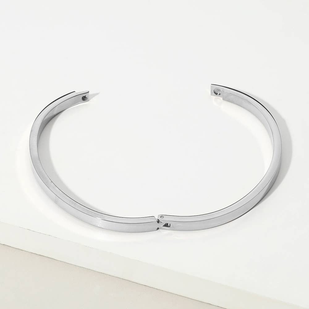 Thin Hinged Bangle Bracelet