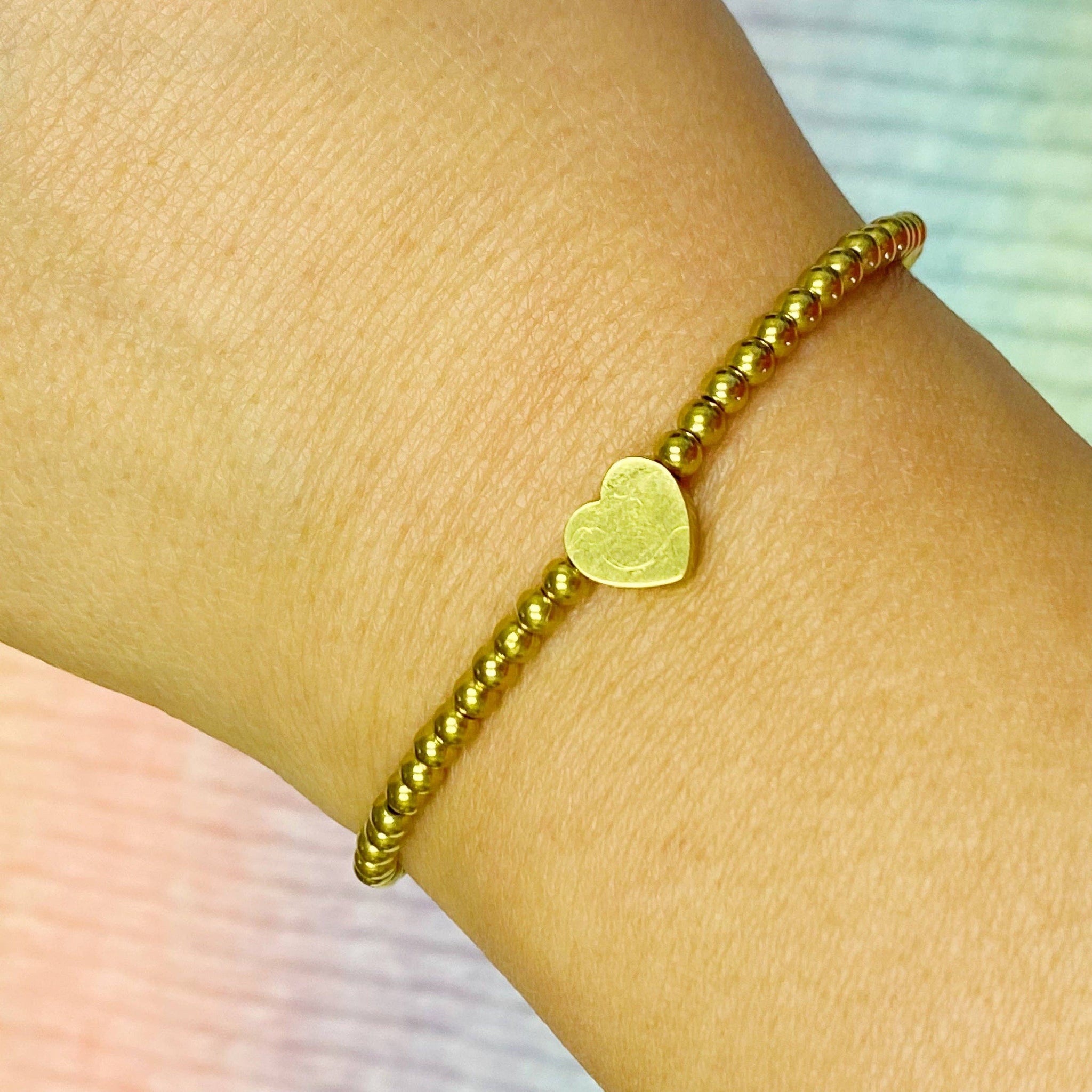 So Very Loved Heart Stretch Bracelet