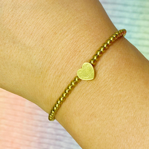 So Very Loved Heart Stretch Bracelet