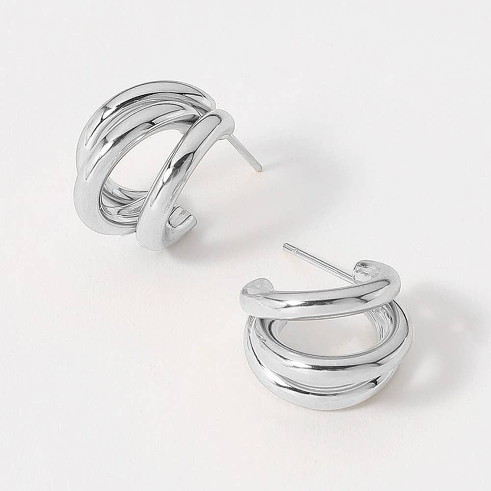 Mini Split Hoop Earrings