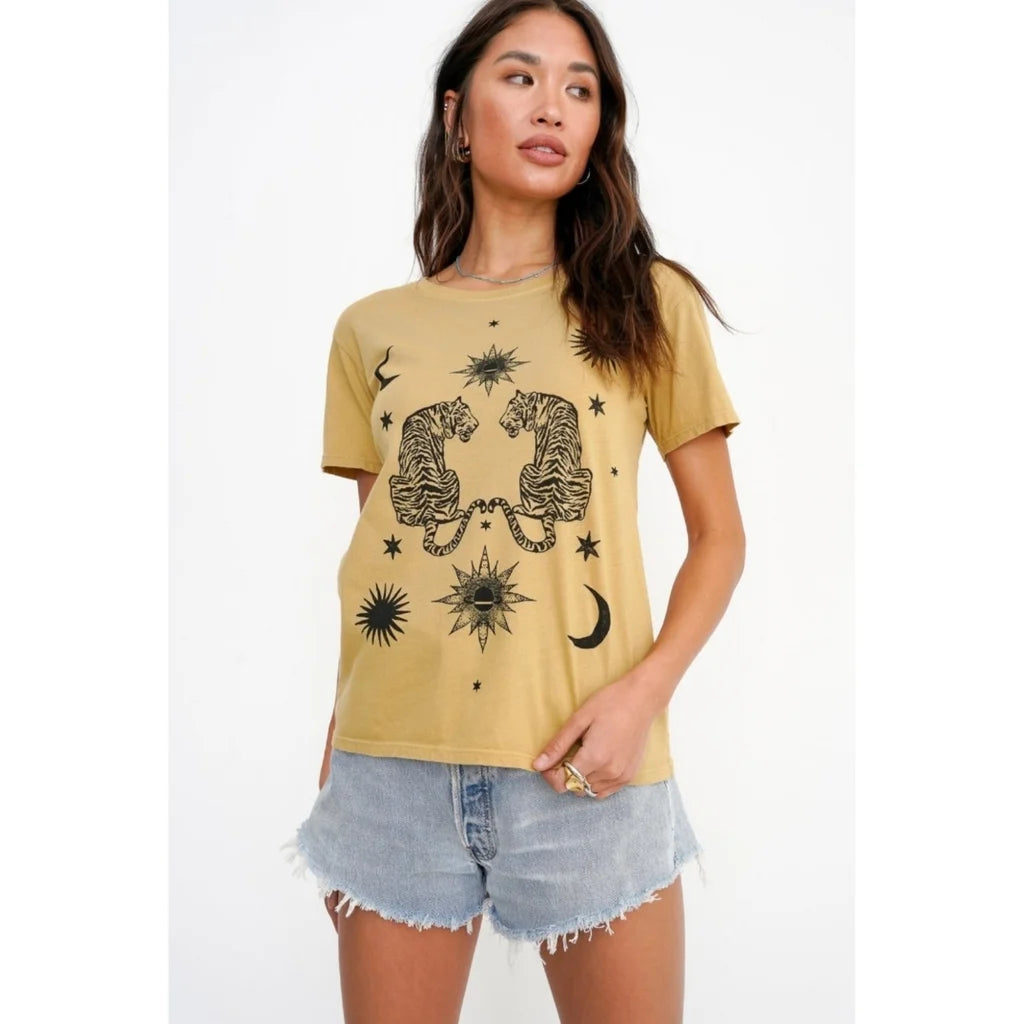 Project Social T Mystical Twin Tigers Tee