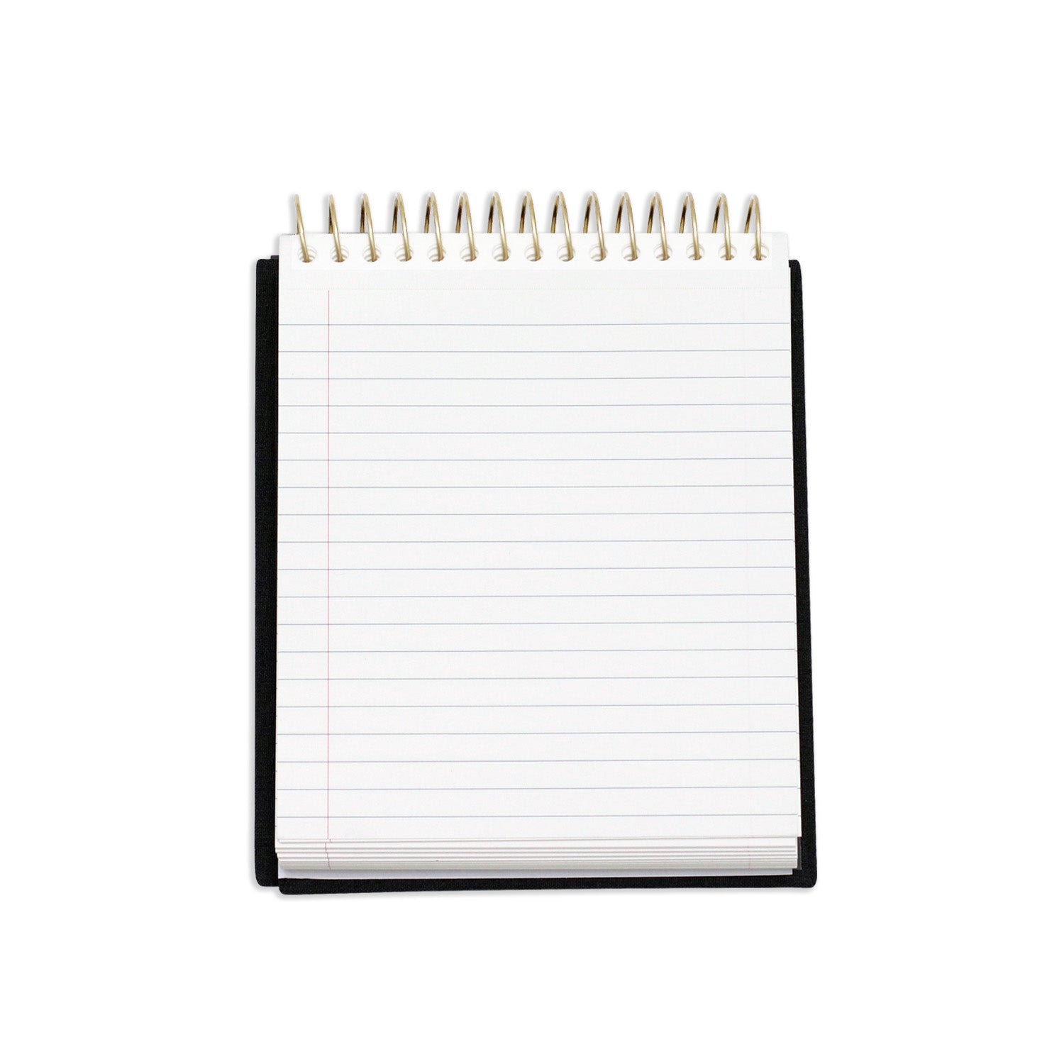 Write It Down Black Linen Spiral Notepad
