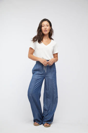 Oliver Logan Leonard Wide Leg Denim Pants
