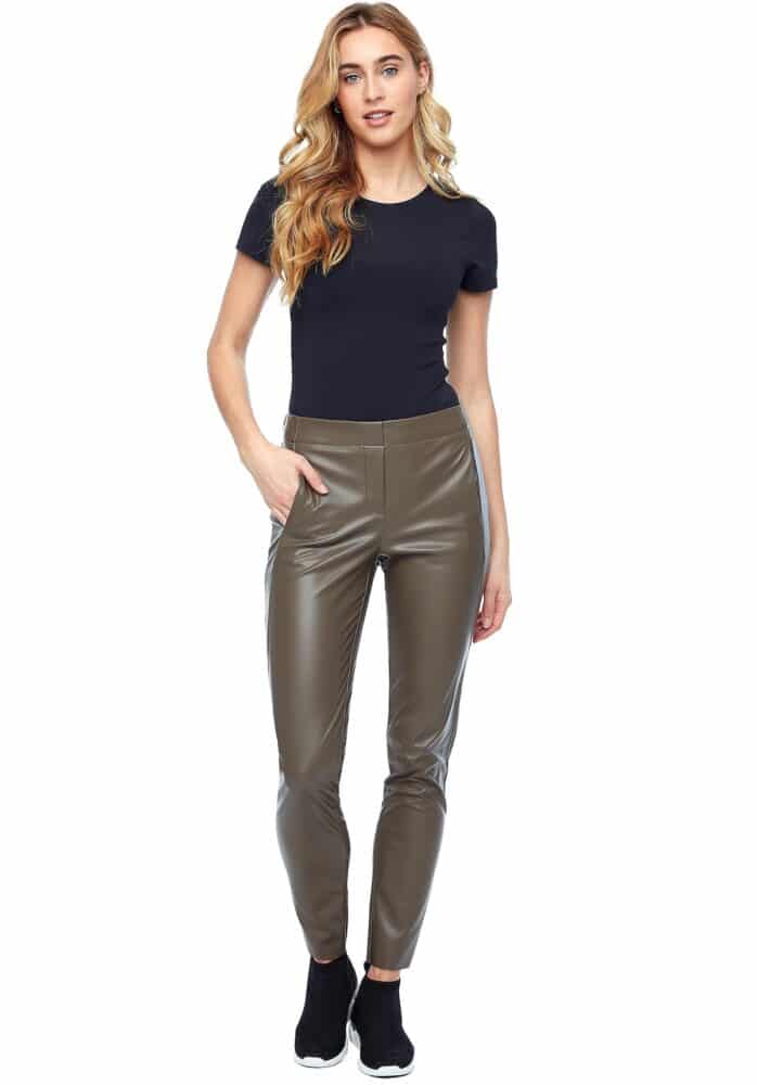 iltm Taupe Daron Pleather Jogger