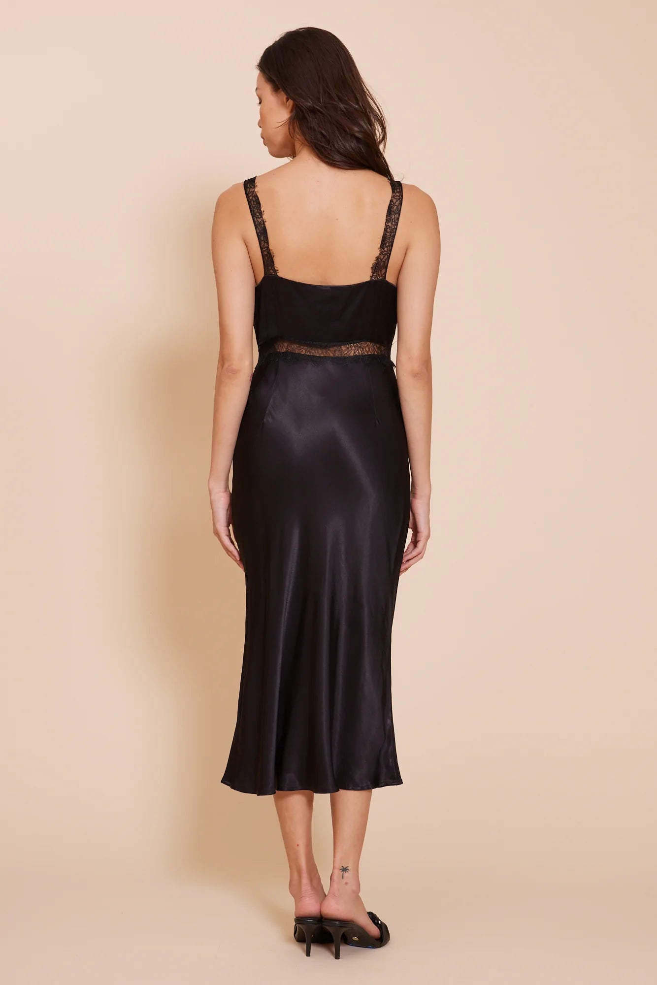 Lucy Paris Black Kennedy Lace Dress