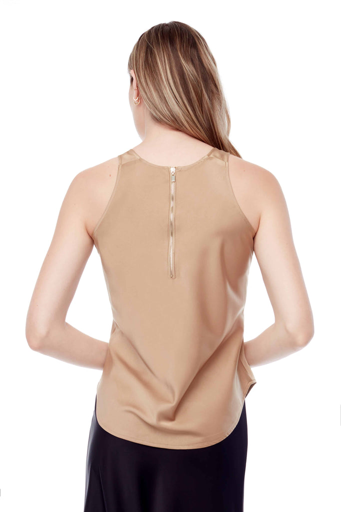 ILTM Luna Satin Sleeveless Top
