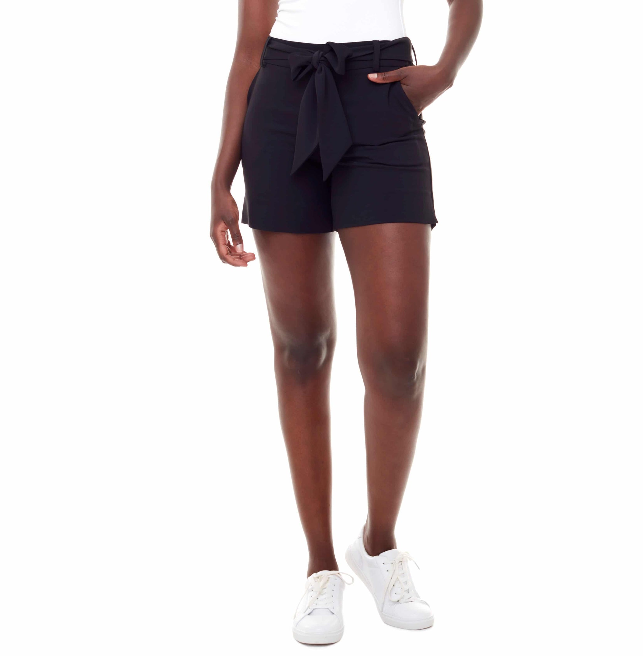 ILTM Victoria Black Vegan Silk Shorts