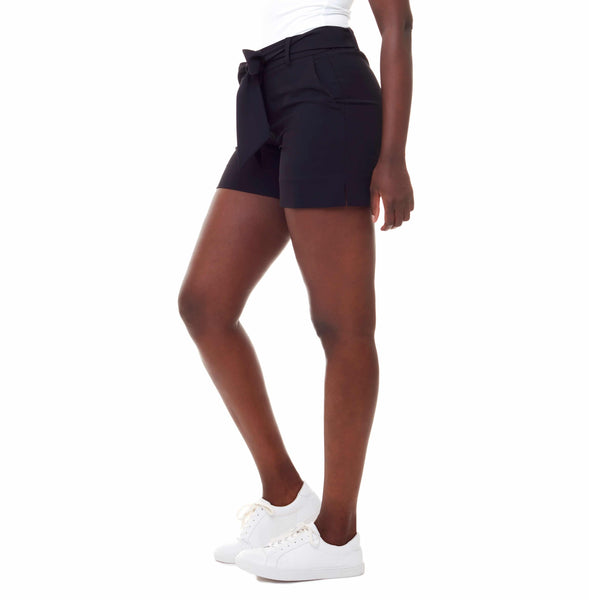 ILTM Victoria Black Vegan Silk Shorts
