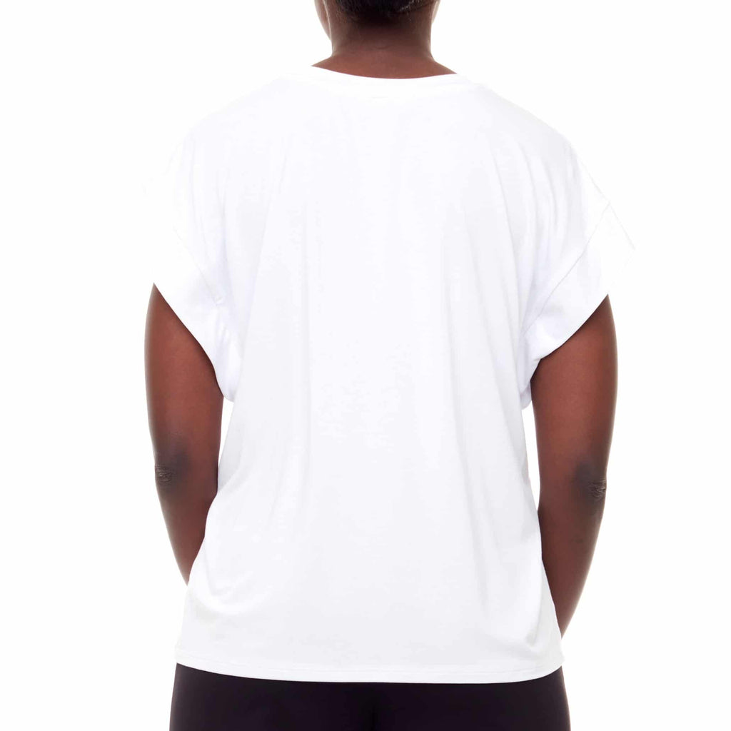 ILTM White Felicity Cap Sleeve Top