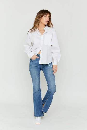 Oliver Logan High Rise Russel Split Flare