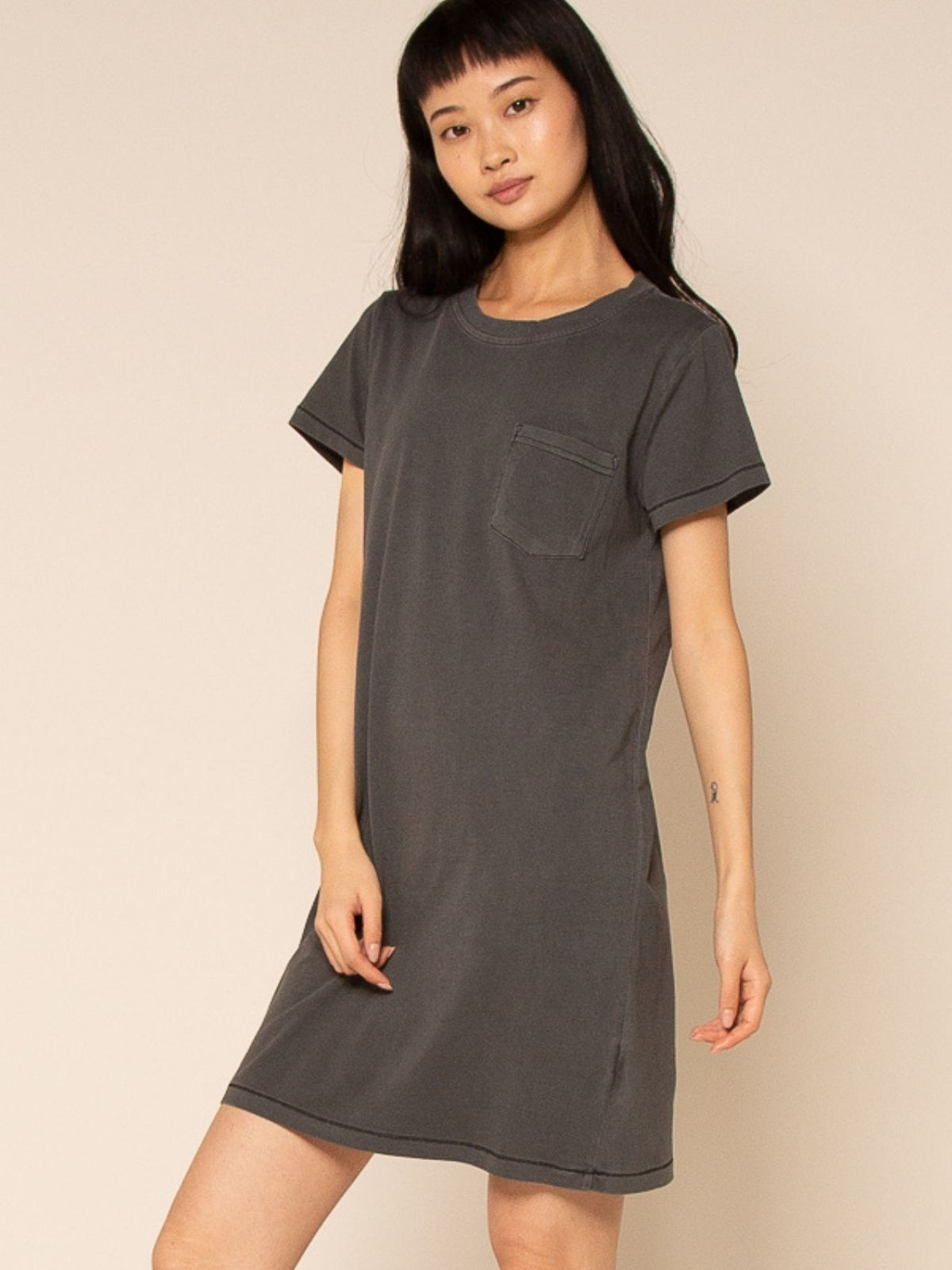 thread and supply shirt dress KICK BACK DRESS White SAGE / M / FINAL SALE