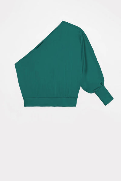 Deluc Pine Green Tarantino Asymmetric Top