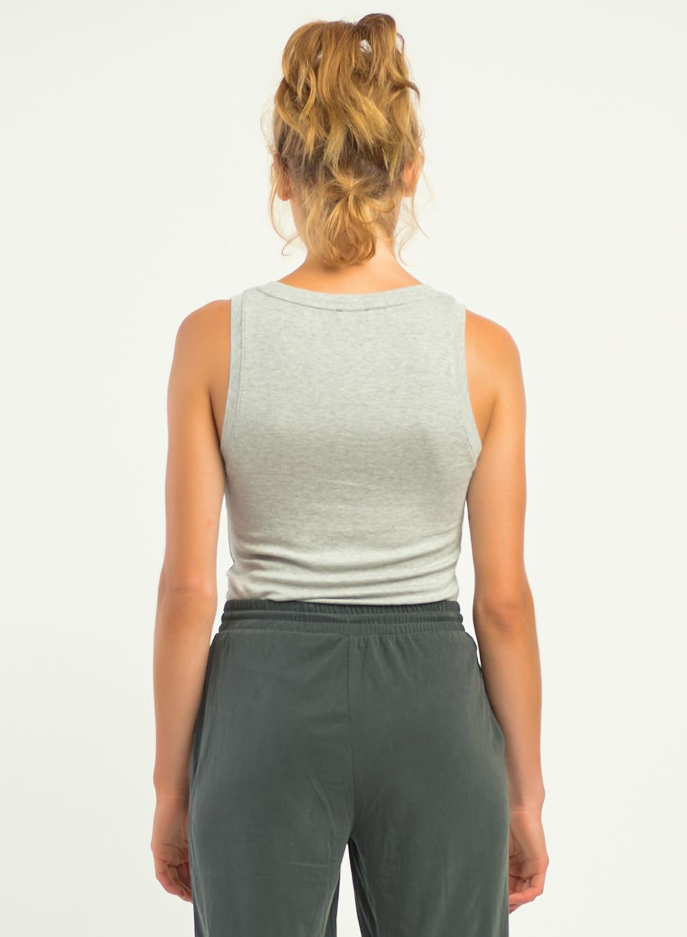 Henley Ribbed Bodysuit