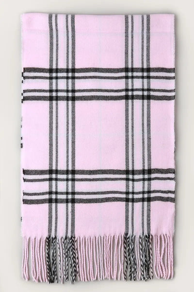 Fashion City Cashmere Feel Plaid Muffler Scarf