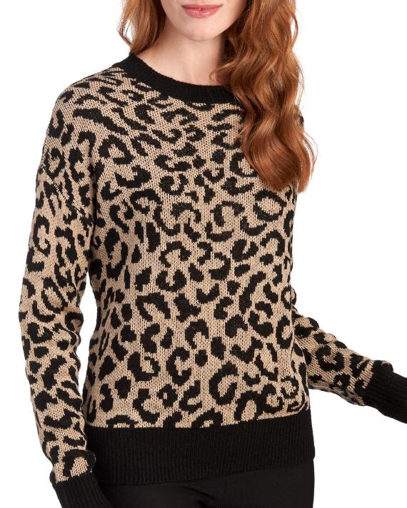 Dex leopard sweater sale