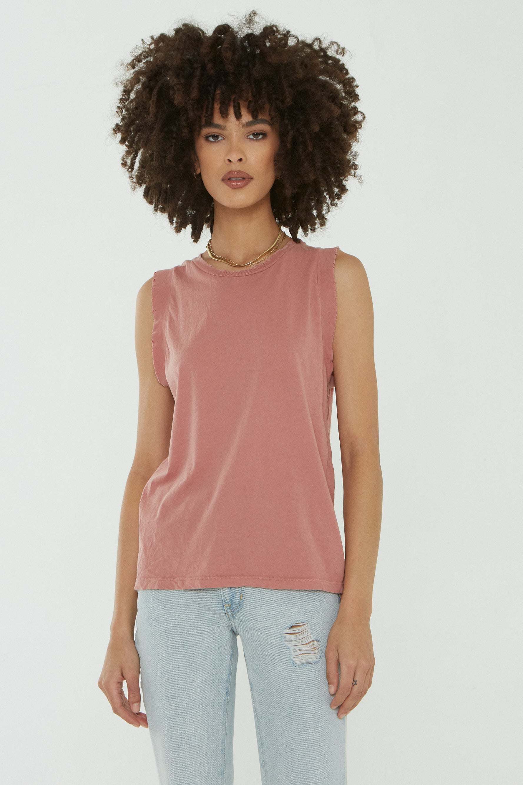 Say It Again Sleeveless Muscle Tank