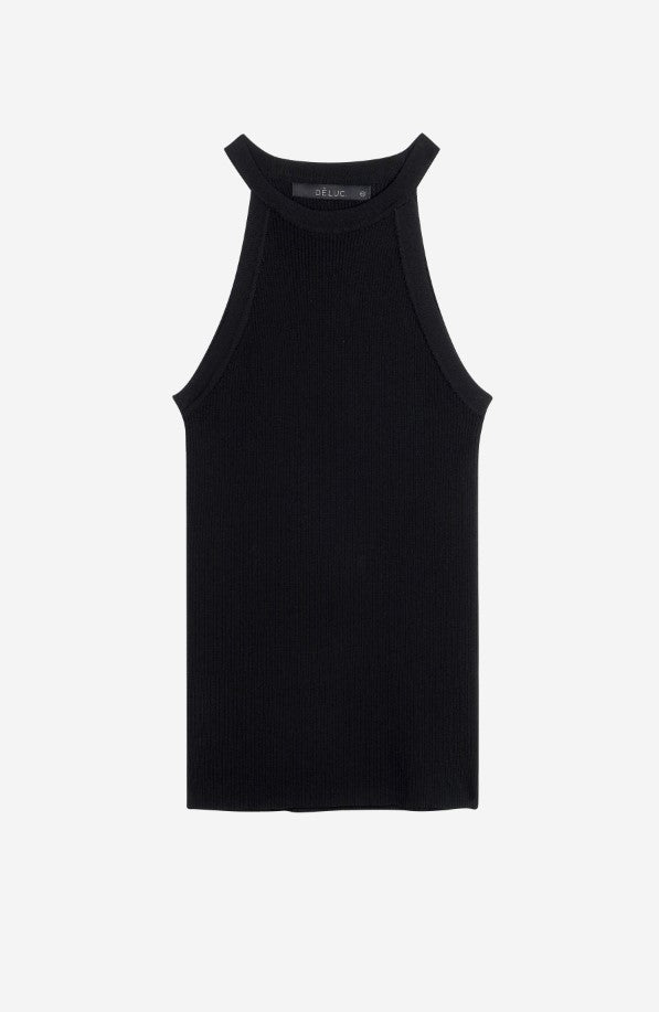 Deluc Sydney Halter Ribbed Top