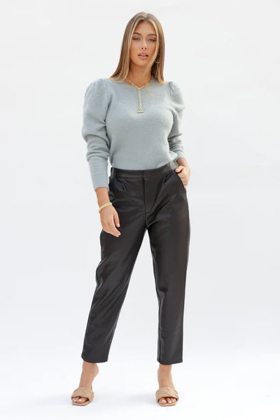 Bishop + Young Sea Glass Ezra Puff Sleeve Sweater