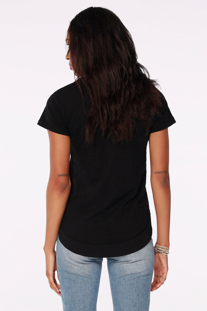 Short Sleeve Round Hem Tee