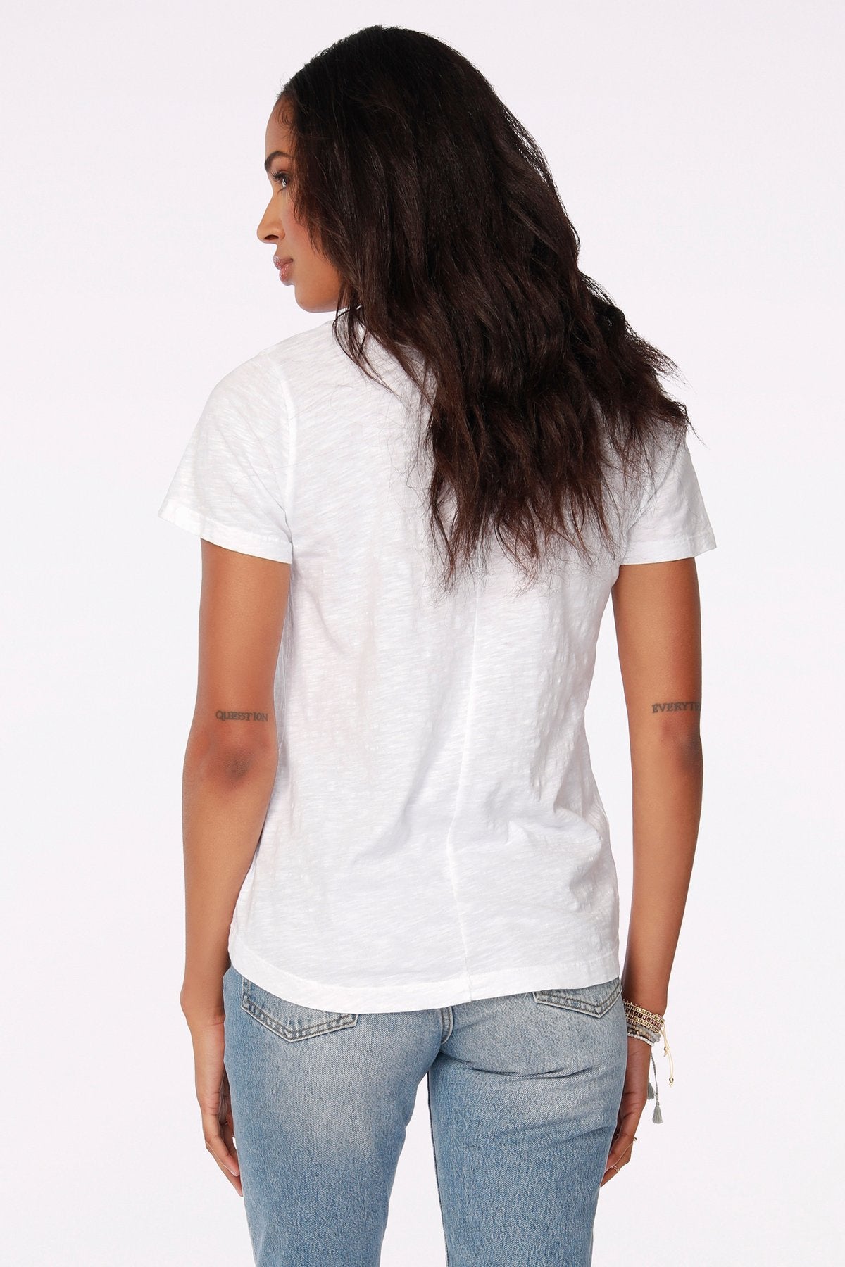 Short Sleeve V-Neck Top