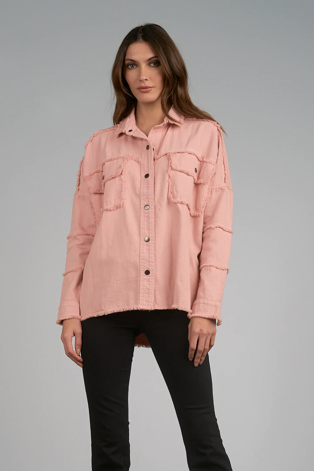 Elan Rock and Roll Distressed Jacket