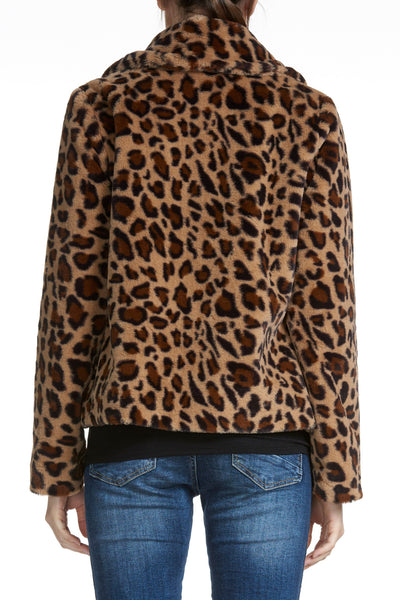Brown Leopard Short Jacket
