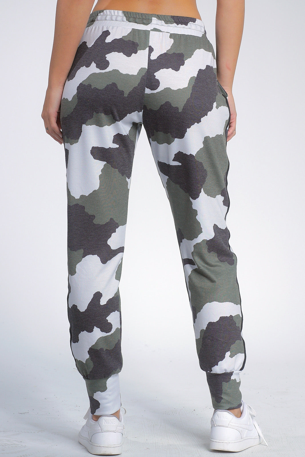 Camouflage Jersey Jogger Pants
