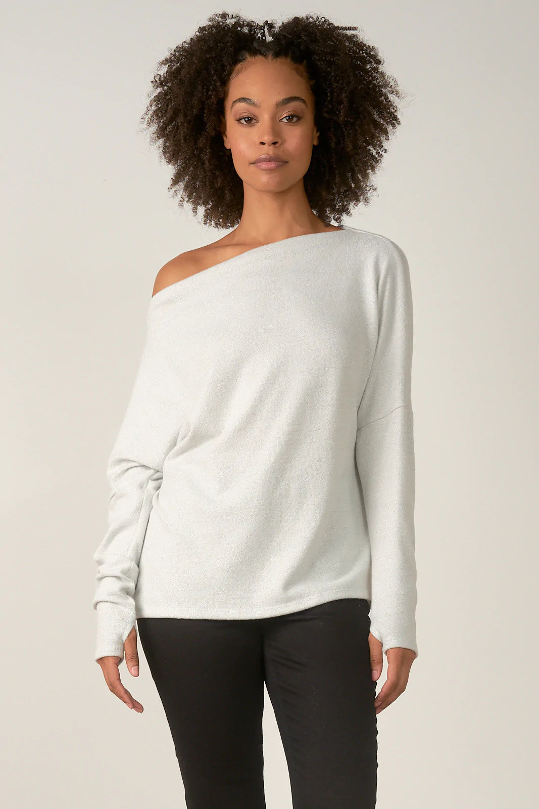 Elan cold shoulder clearance sweater