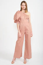 en saison Mauve Tussan One Shoulder Jumpsuit
