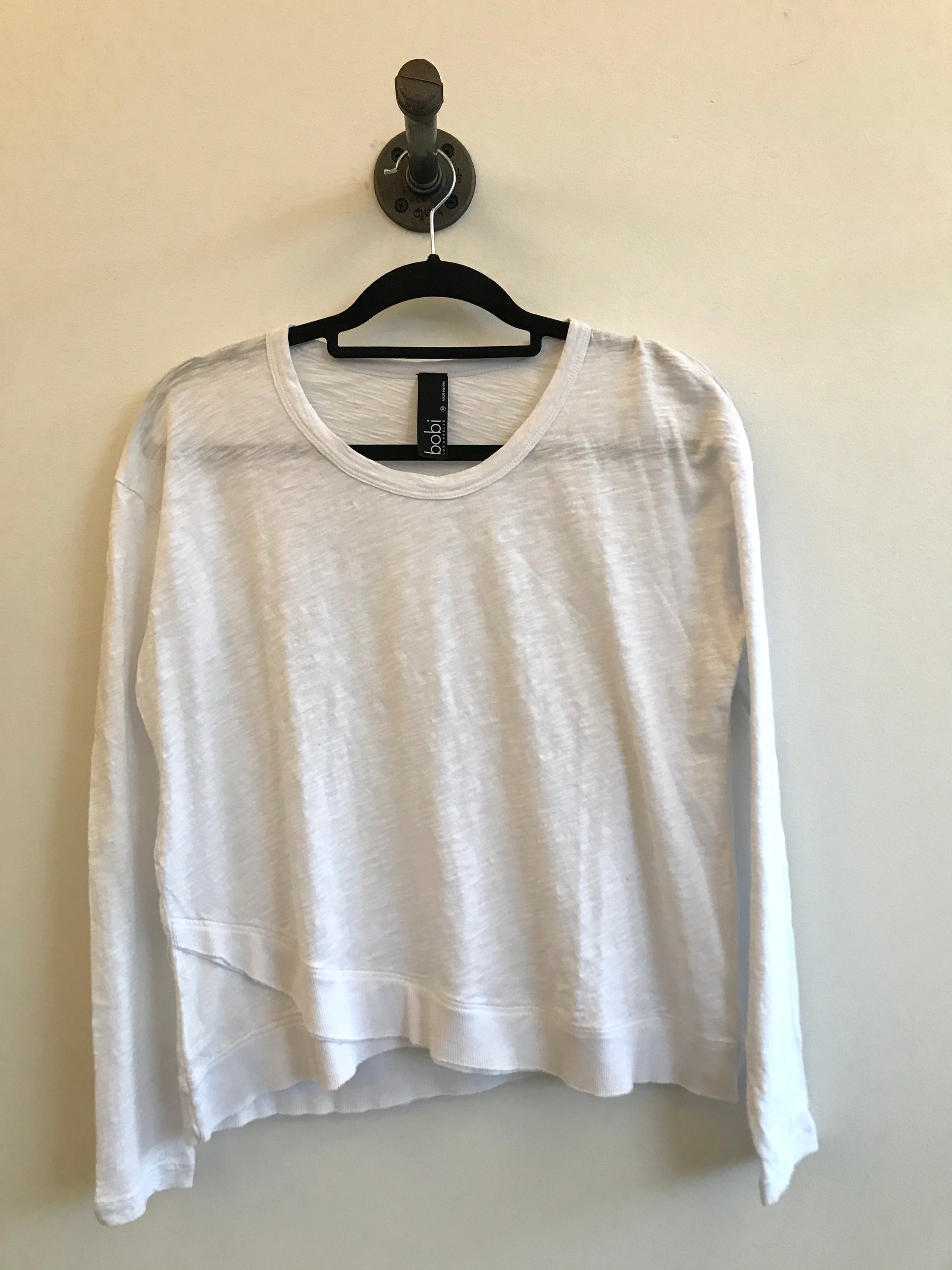 Long Sleeve Ribbed Hem Top
