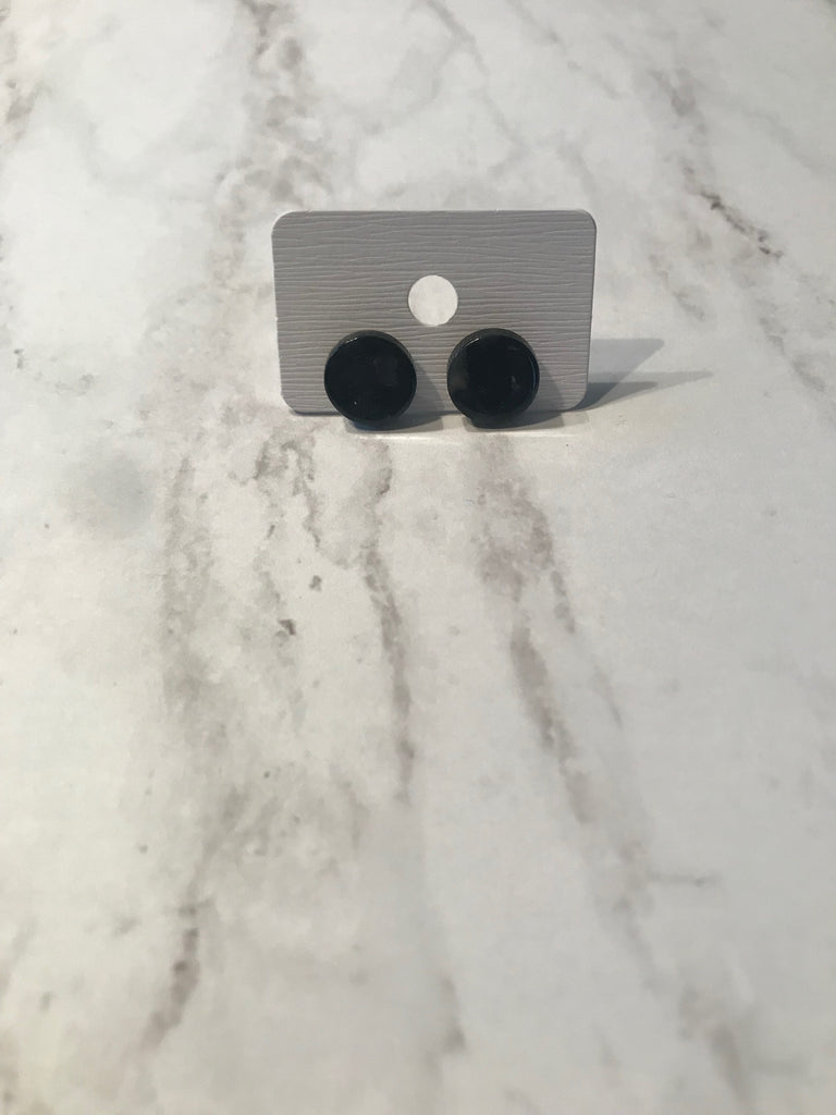 Tortoise Shell Stud Earrings