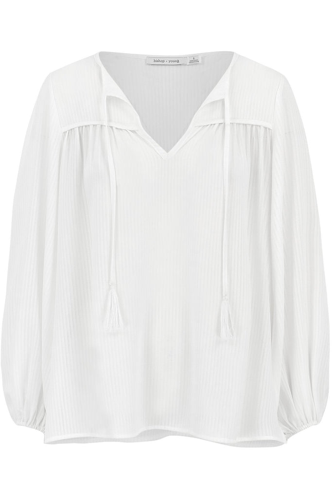 Long Sleeve Peasant Blouse