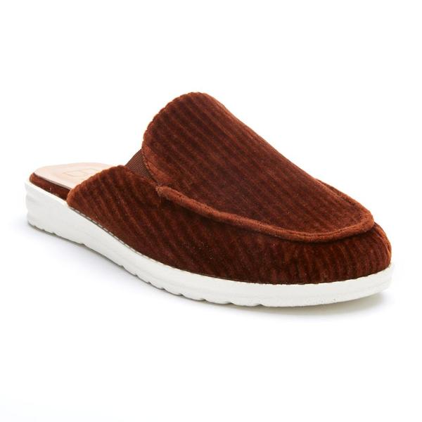 Matisse Kozy Brown Corduroy Slides