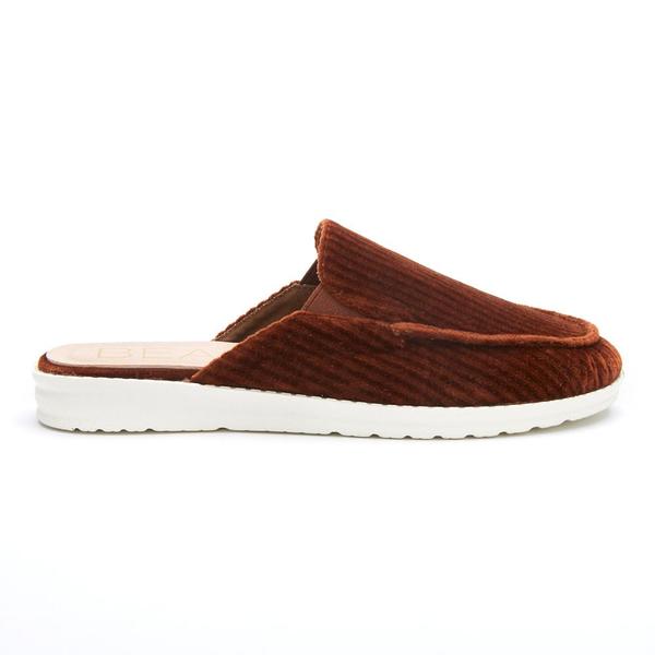 Matisse Kozy Brown Corduroy Slides