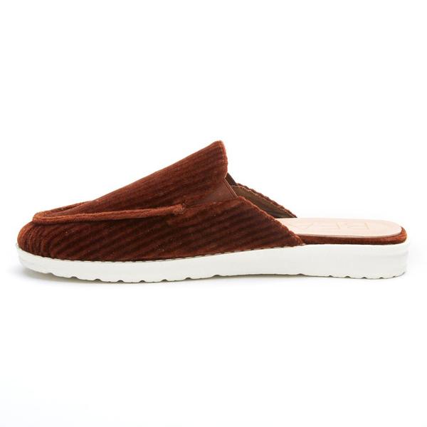 Matisse Kozy Brown Corduroy Slides