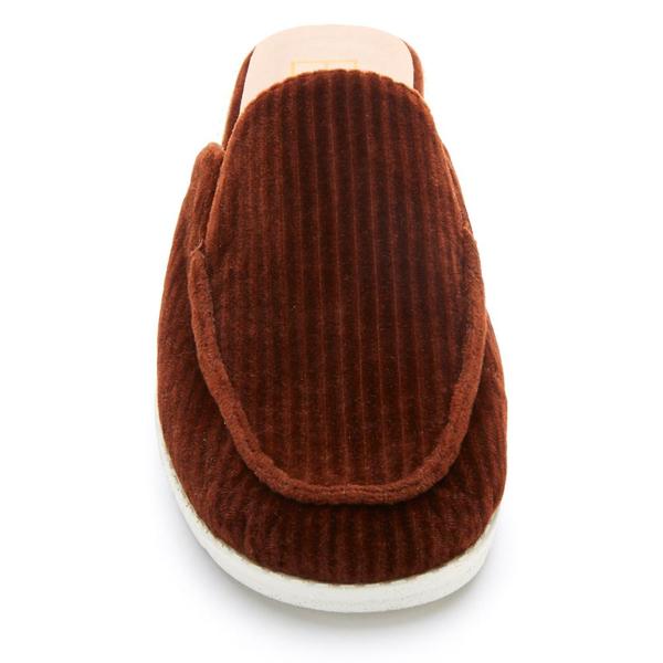 Matisse Kozy Brown Corduroy Slides