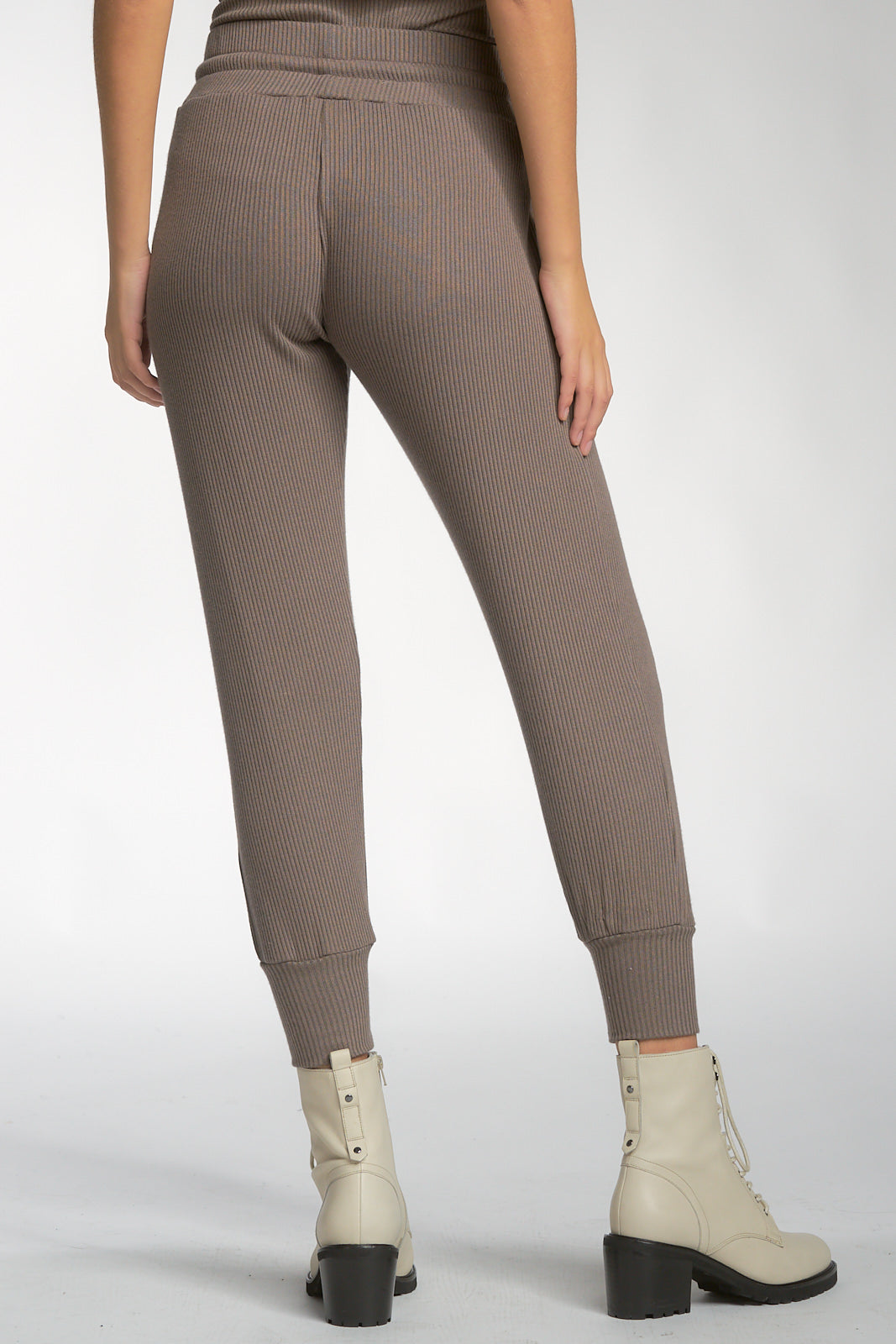 Thin Ribbed Jogger Pants