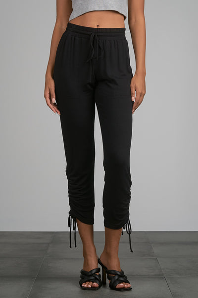 Elan Black Tie Bottom Jogger