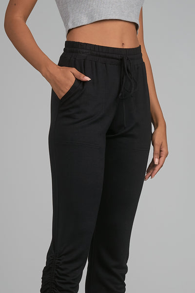 Elan Black Tie Bottom Jogger