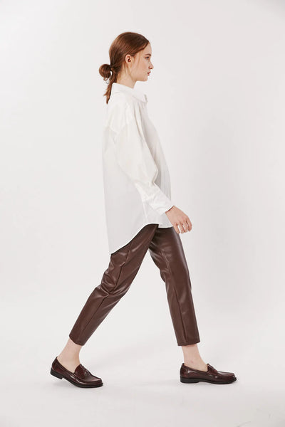 Deluc Rizzo White Oversized Button Down Shirt