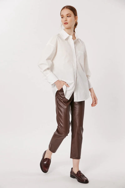 Deluc Rizzo White Oversized Button Down Shirt