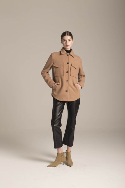 Deluc Roz Camel Oversize Shirt Jacket