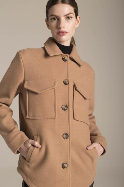 Deluc Roz Camel Oversize Shirt Jacket