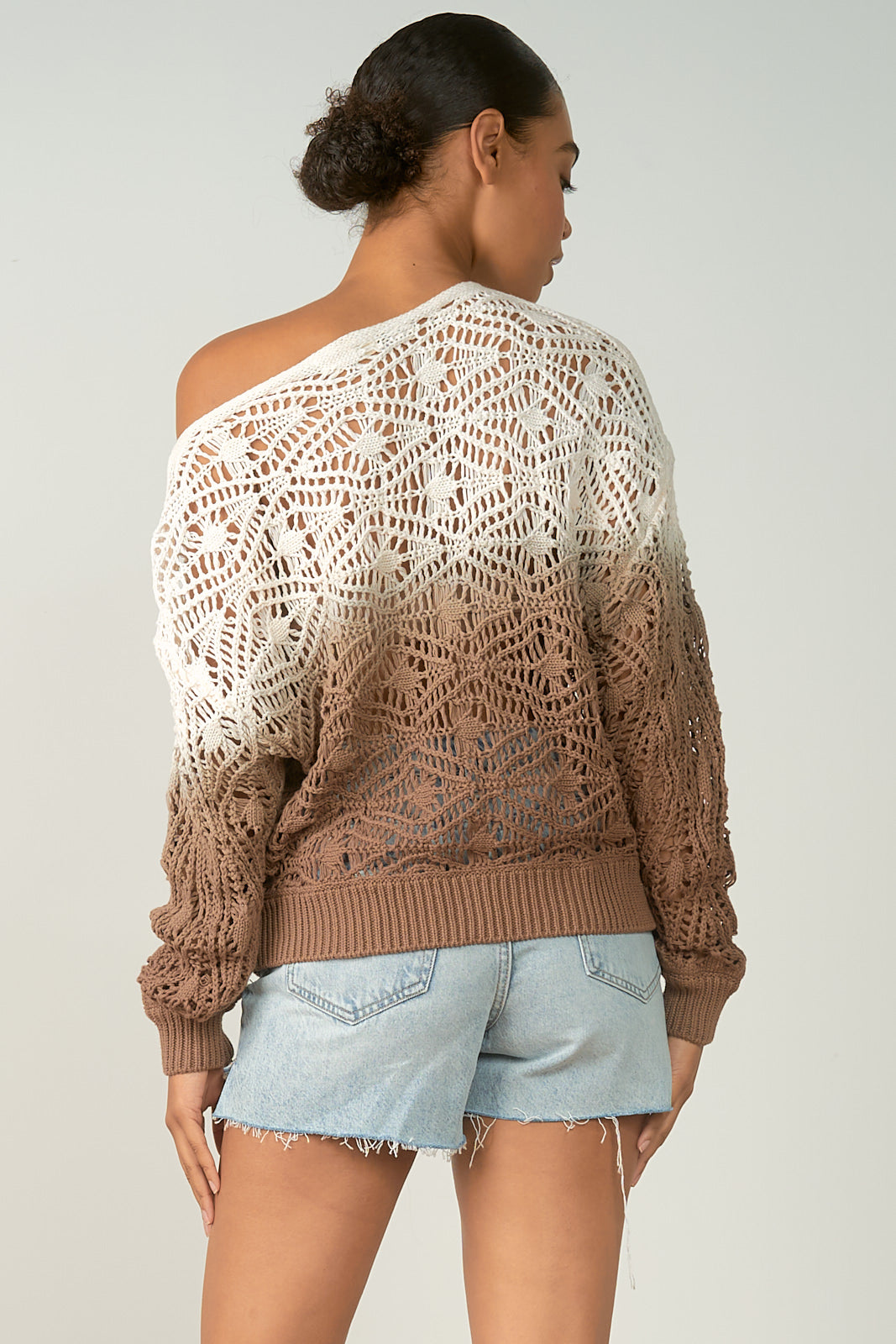 Elan Mushroom Tie Dye Sweater