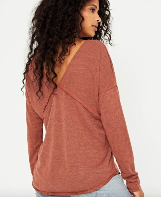 In the Moment Long Sleeve V-Neck Tee